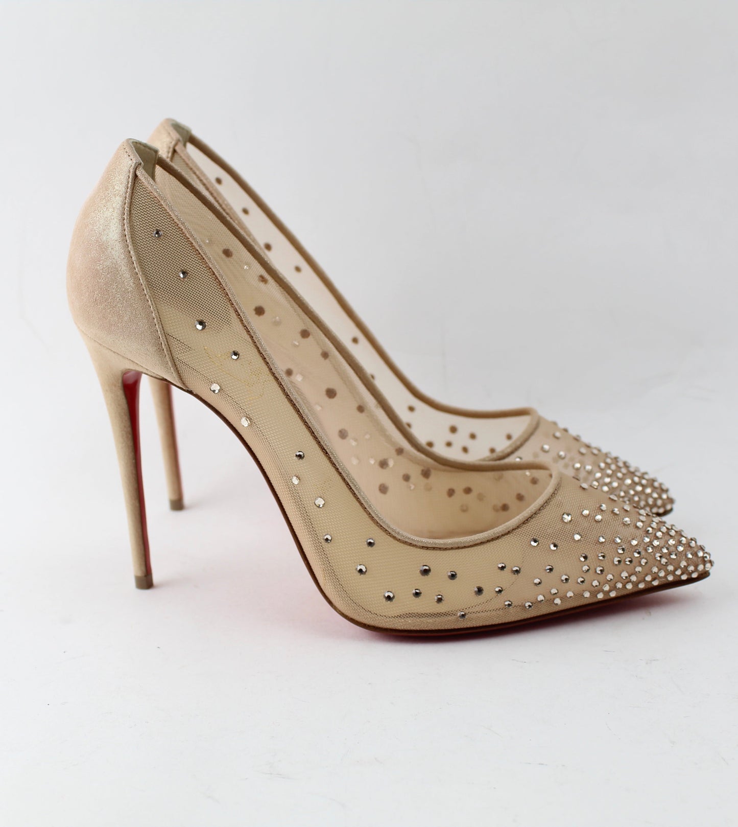 CHRISTIAN LOUBOUTIN FOLLIES STRASS 100mm
