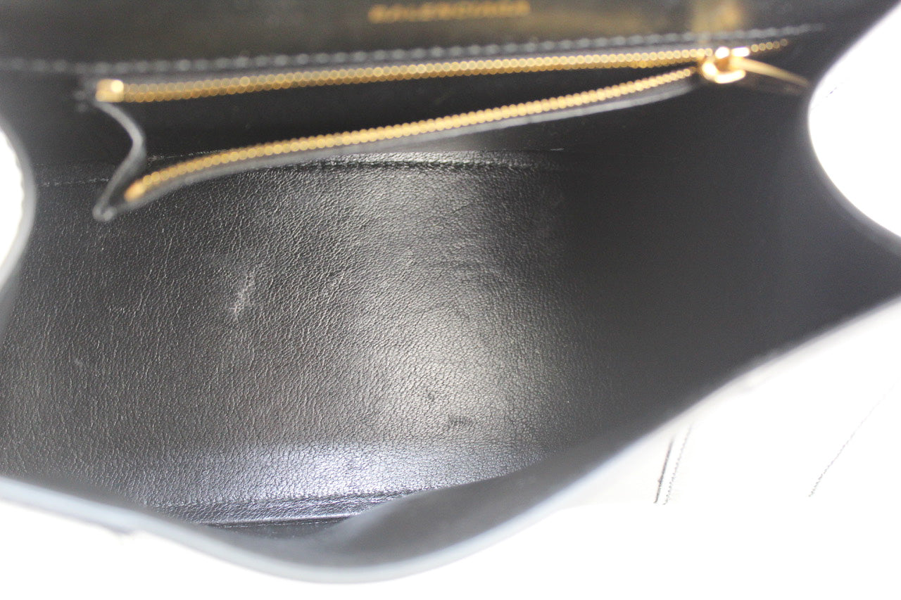 Balenciaga Hourglass Small Top Handle Bag in Black
