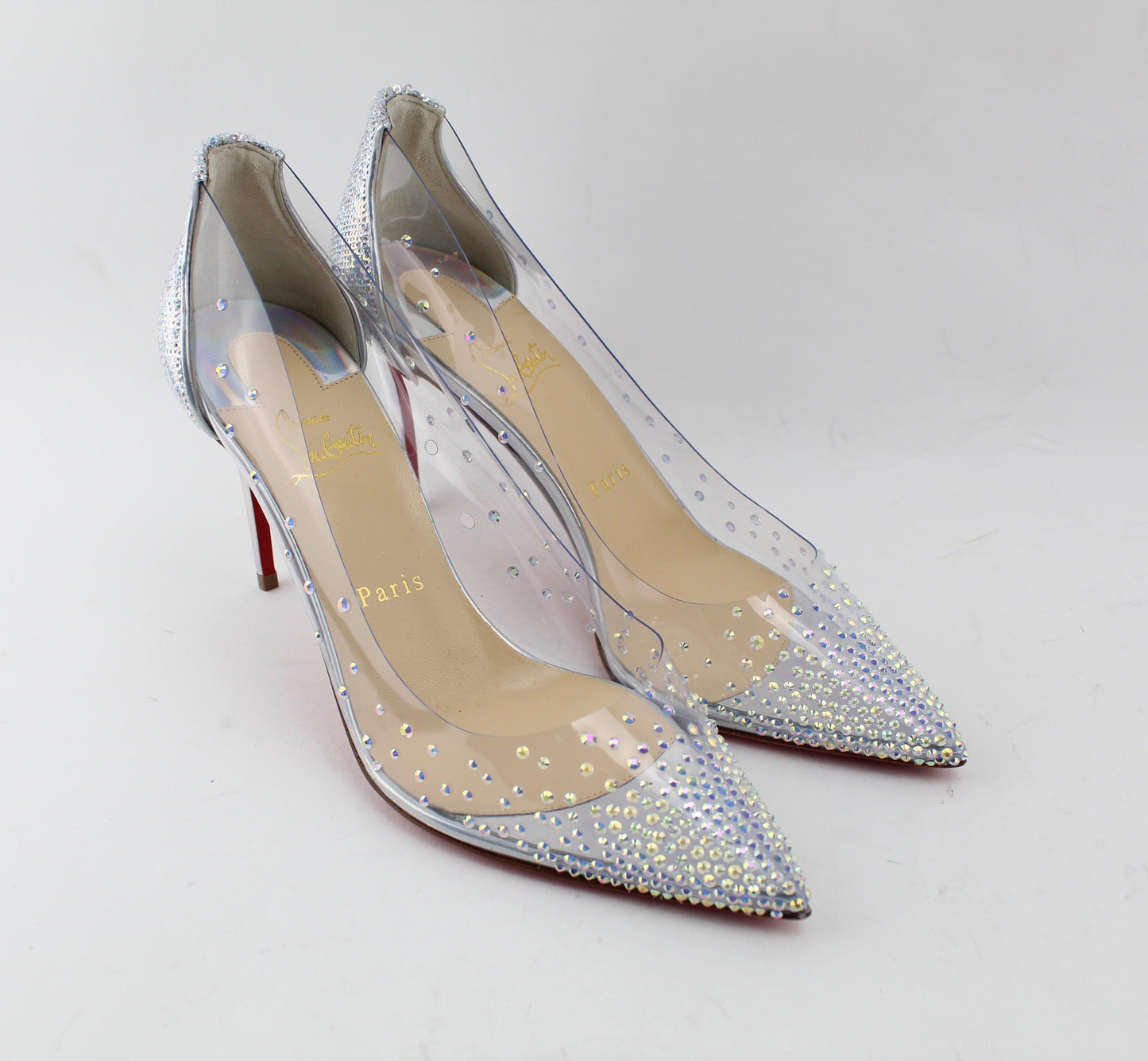 CHRISTIAN LOUBOUTIN  DEGRASTRASS PVC 85 MM SIZE 39