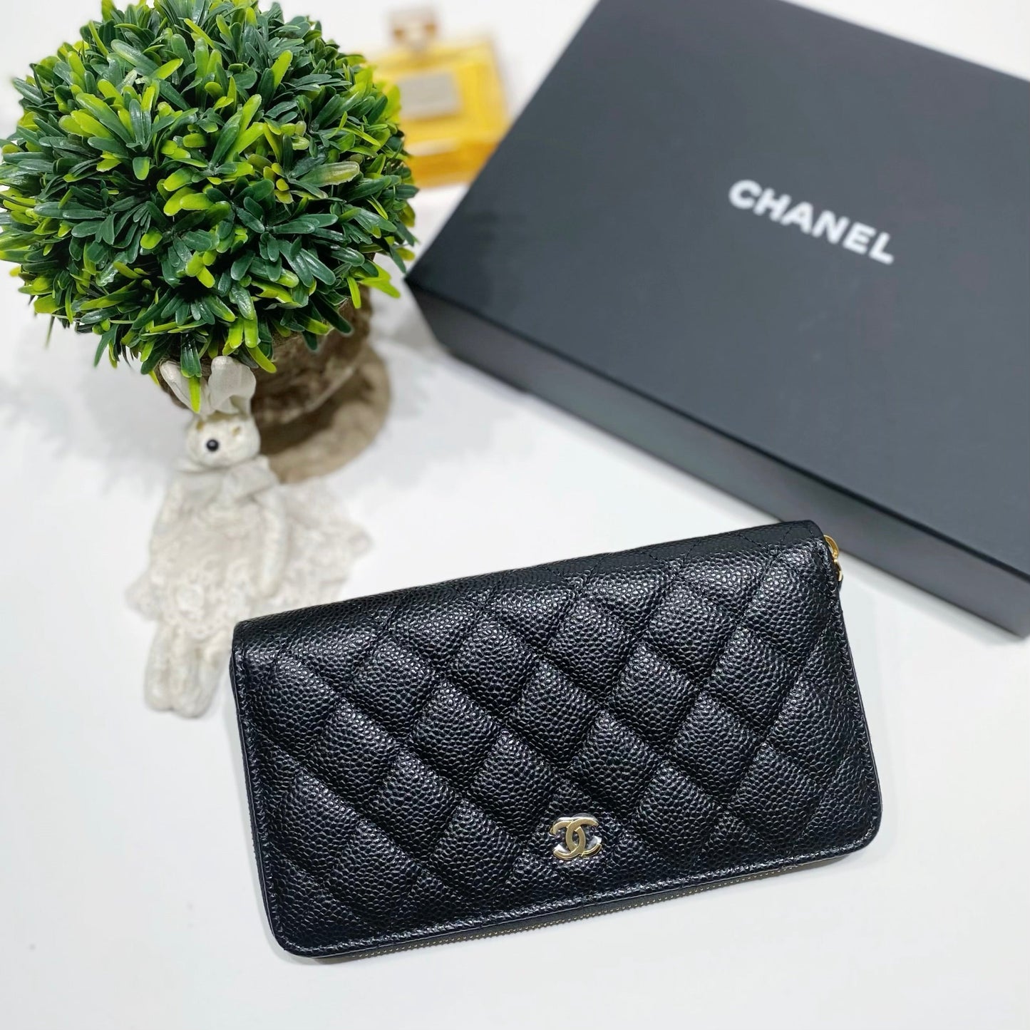 No.001613-4-Chanel Caviar Timeless Classic Long Wallet (Brand New / 全新貨品)