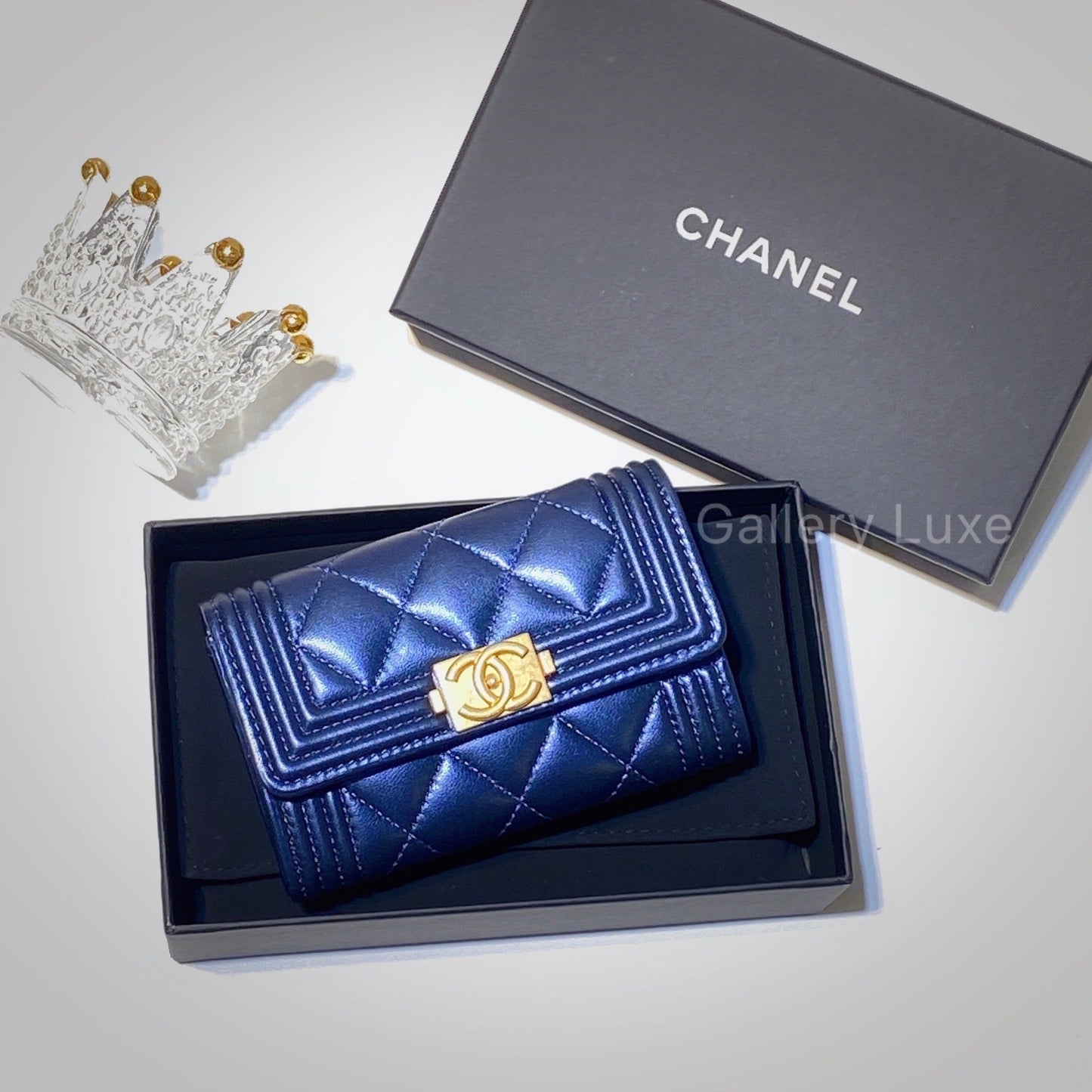 No.2774-Chanel Lambskin Boy Card Holder (Brand New / 全新)