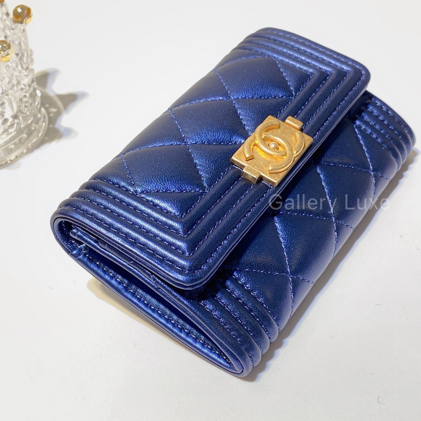 No.2774-Chanel Lambskin Boy Card Holder (Brand New / 全新)