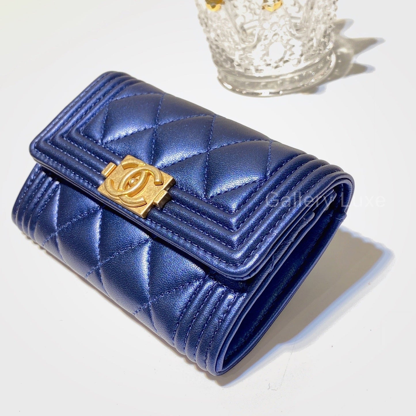 No.2774-Chanel Lambskin Boy Card Holder (Brand New / 全新)