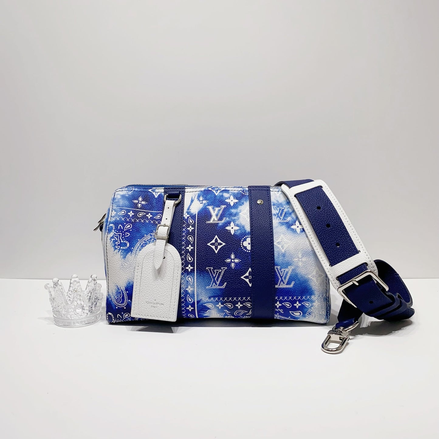 No.4081-Louis Vuitton Monogram Bandana City Keepall