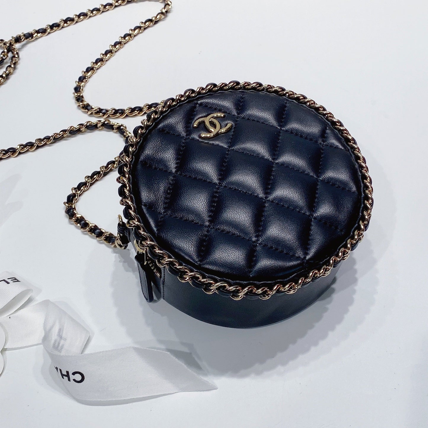 No.3493-Chanel Running Chain Clutch With Chain