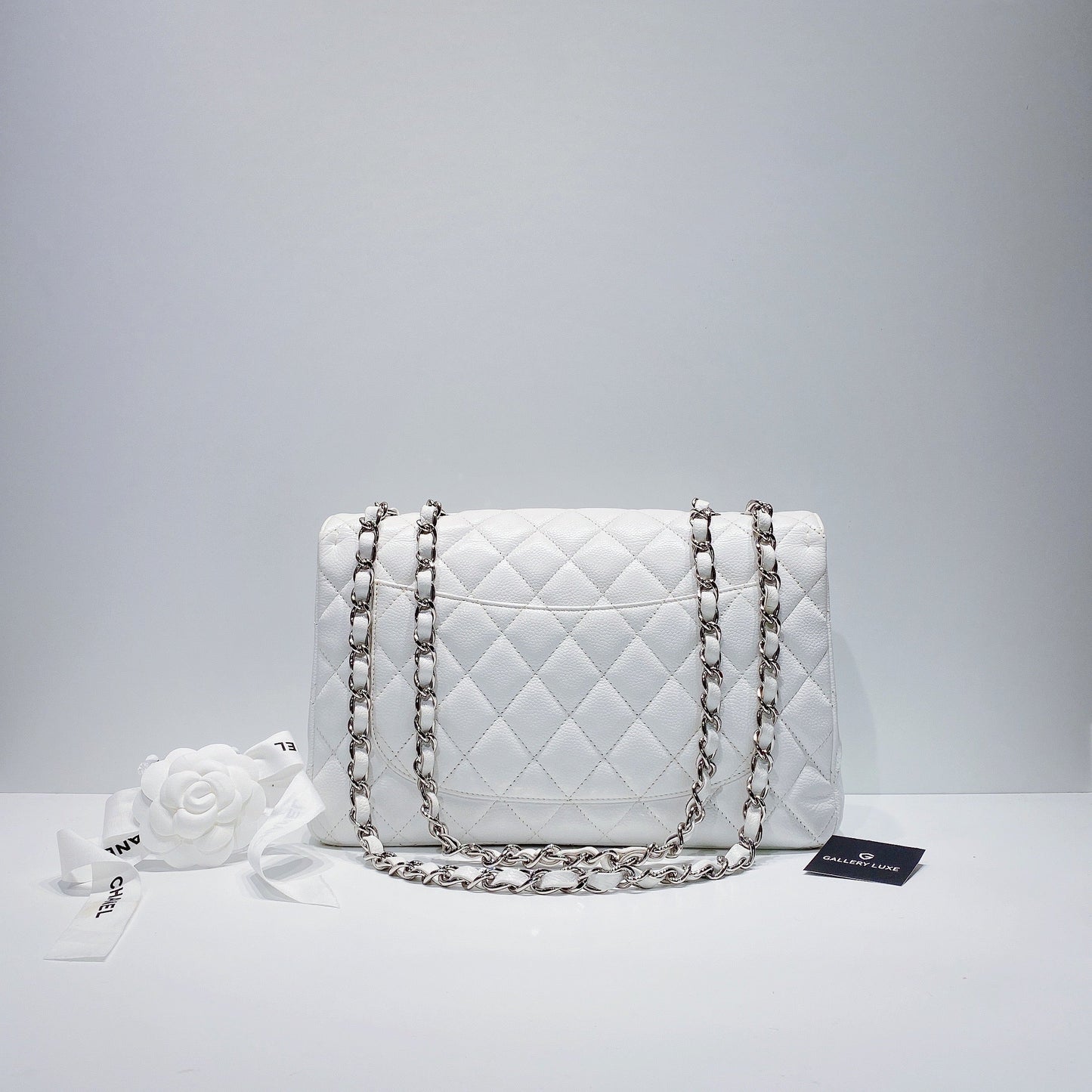 No.3495-Chanel Caviar Classic Jumbo Single Flap Bag