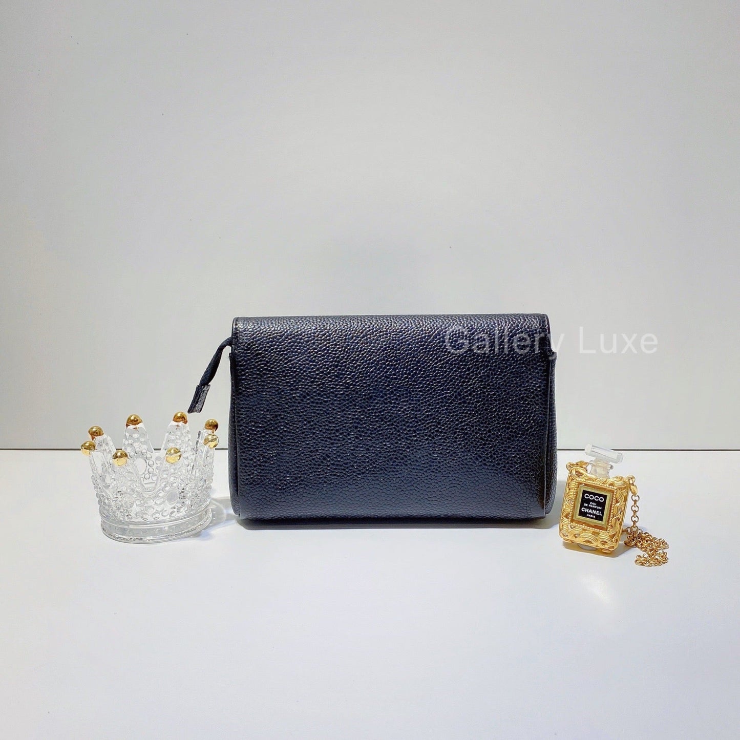 No.2778-Chanel Vintage Caviar Vanity Pouch