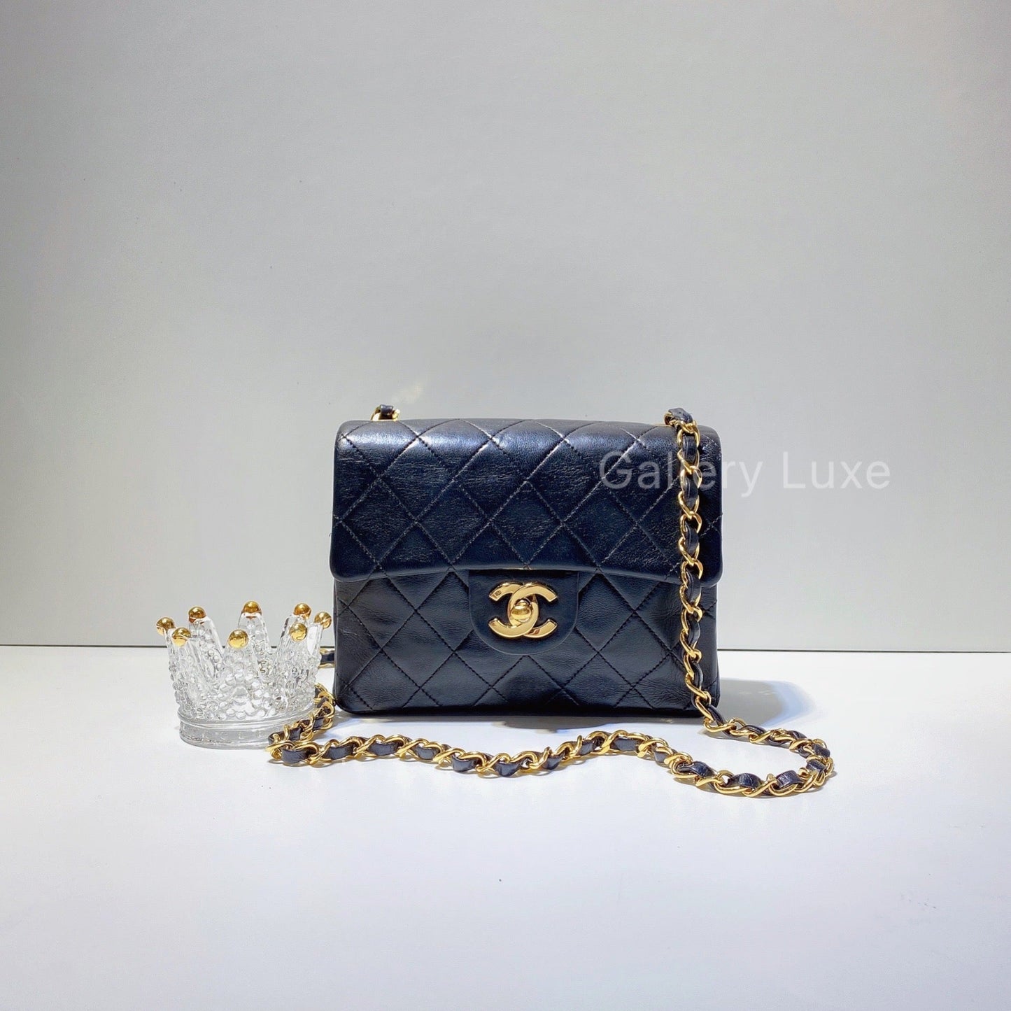 No.2776-Chanel Vintage Lambskin Classic Flap Mini 17cm