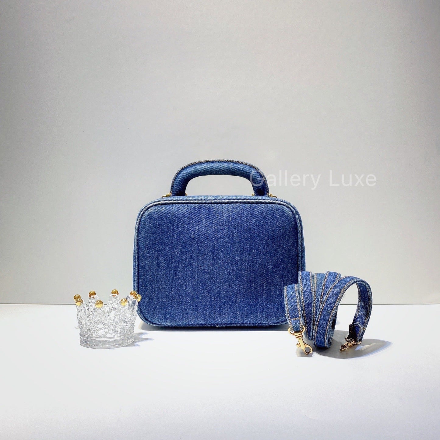 No.2781-Chanel Vintage Denim Small Vanity Case