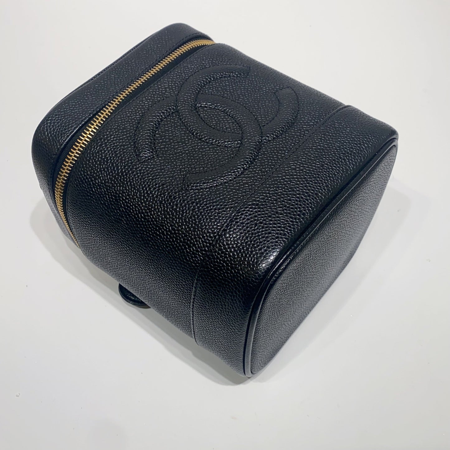 No.4101-Chanel Vintage Caviar Vanity Case