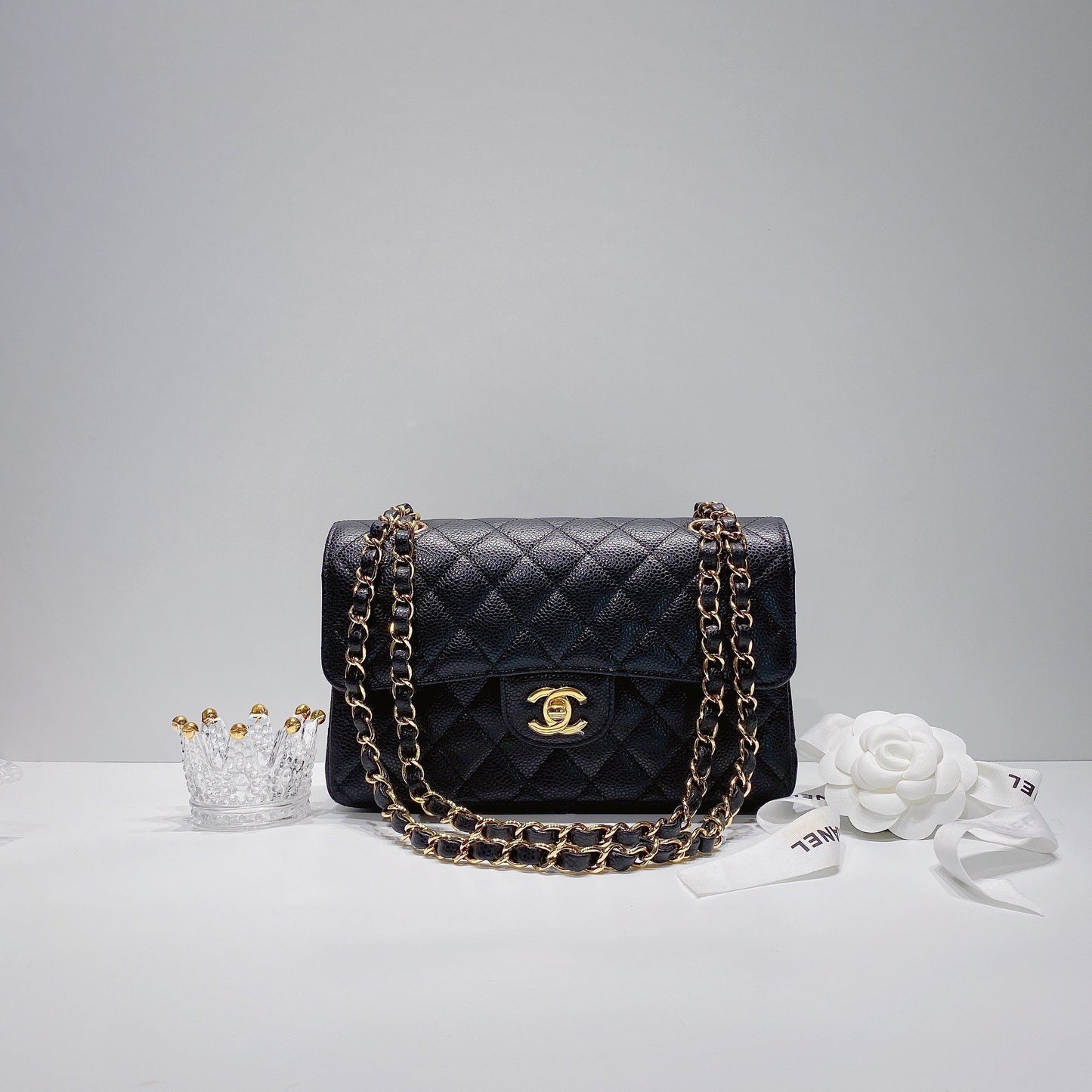 No.001329-Chanel Caviar Classic Flap Bag 23cm (Brand New / 全新貨品)