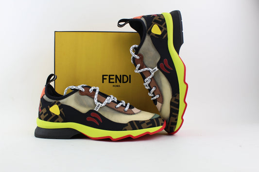 FENDI FREEDOM FF PATCHWORK SNEAKERS
