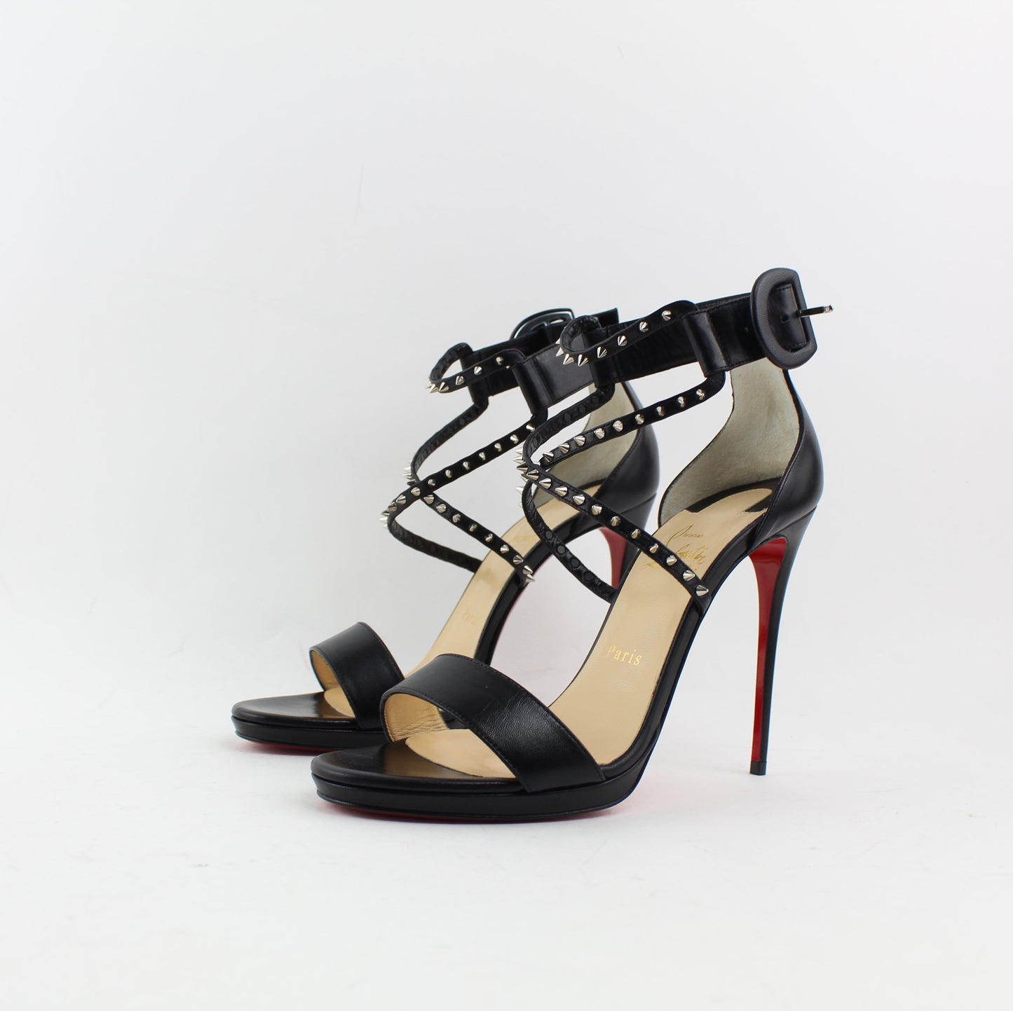 CHRISTIAN LOUBOUTIN  CHOCA LUX 120 SIZE 39.5