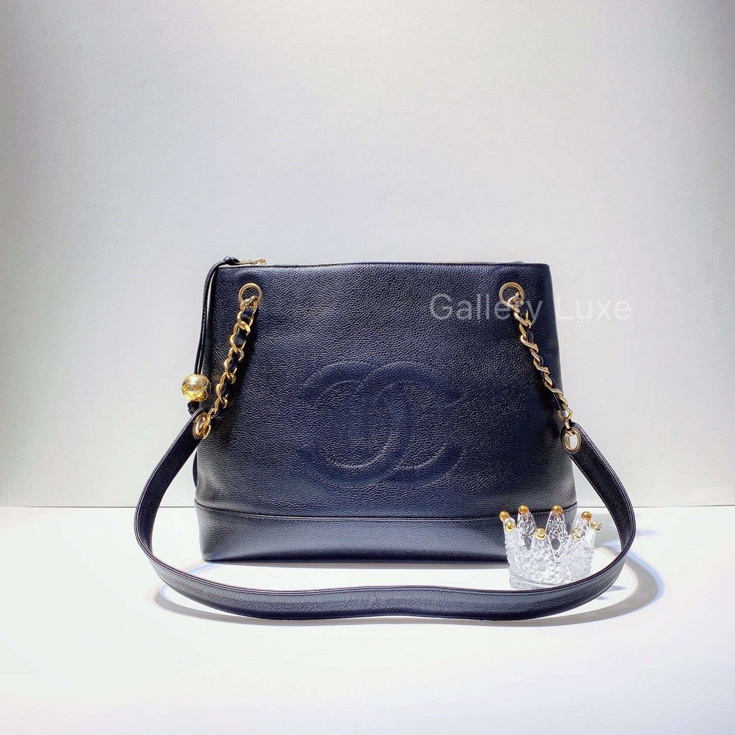 No.2783-Chanel Vintage Caviar Tote Bag