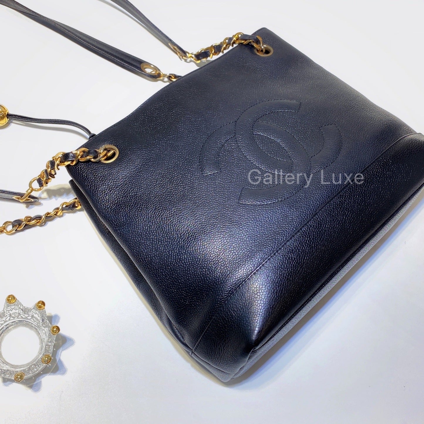 No.2783-Chanel Vintage Caviar Tote Bag