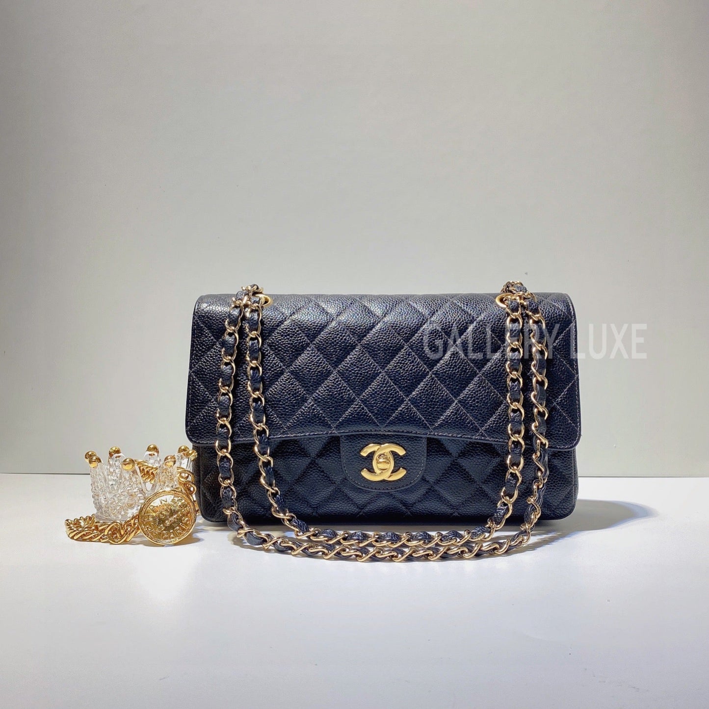 No.3107-Chanel Vintage Caviar Classic Flap 25cm