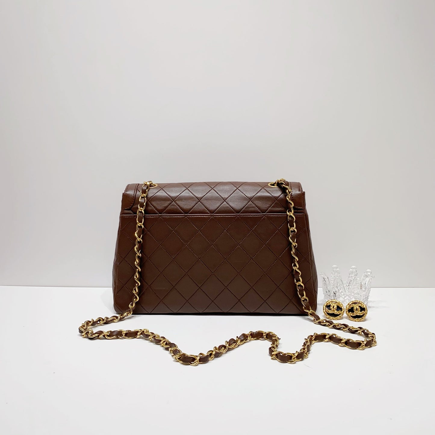No.2821-Chanel Vintage Lambskin Flap Bag