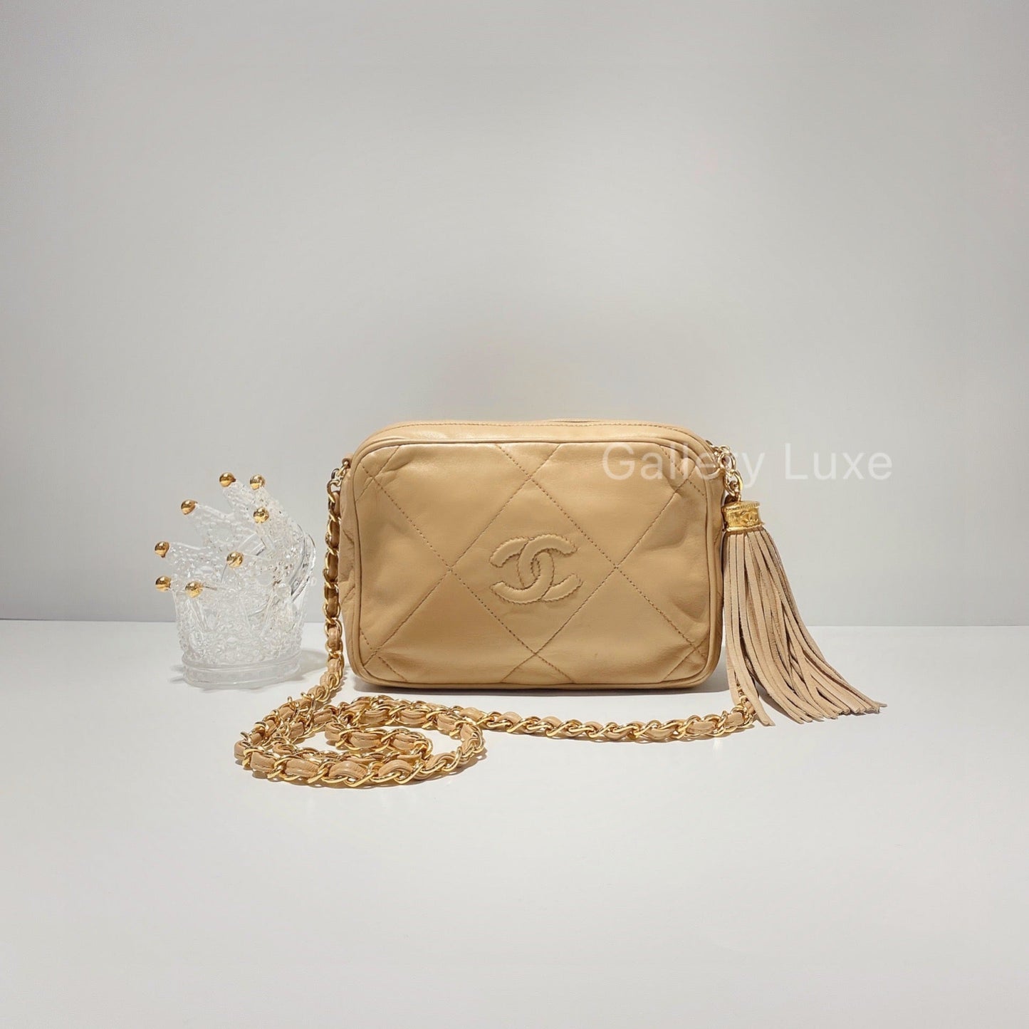 No.2008-Chanel Vintage Lambskin Camera Bag