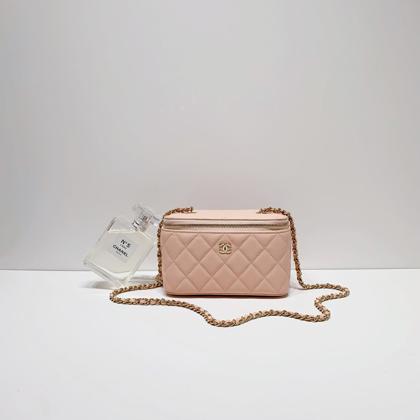 No.4123-Chanel Timeless Classic Vanity With Chain (Brand New / 全新貨品)