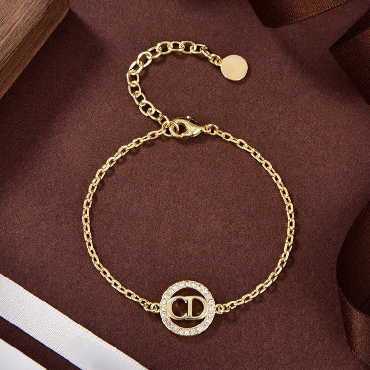 Luxury DiorTHE PEARL GOLD DIAMOND BRACELET