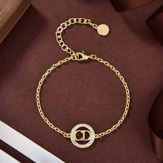 Luxury DiorTHE PEARL GOLD DIAMOND BRACELET