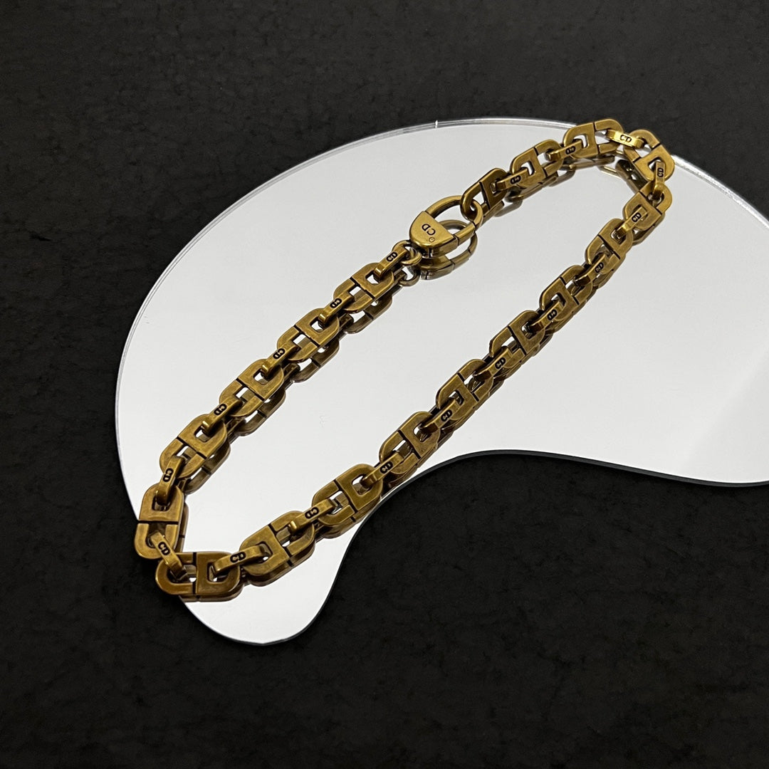 Luxury DiorCHOKER NECKLACE GOLD DIAMOND