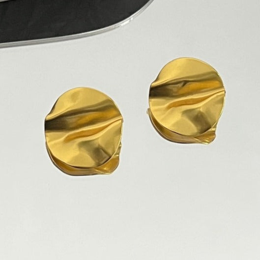 Luxury FendiFF GOLD EARRINGS
