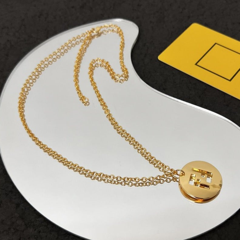 Luxury FendiFF NECKLACE GOLD