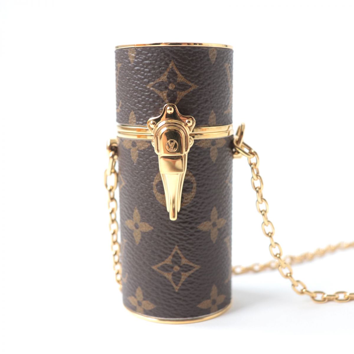 Louis Vuitton Monogram Lipstick Case Necklace