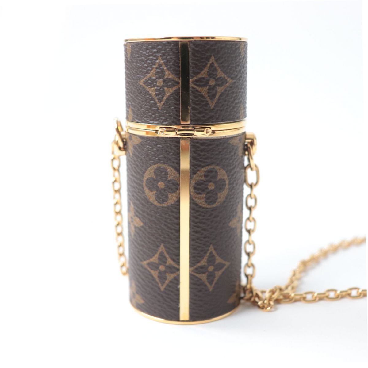Louis Vuitton Monogram Lipstick Case Necklace