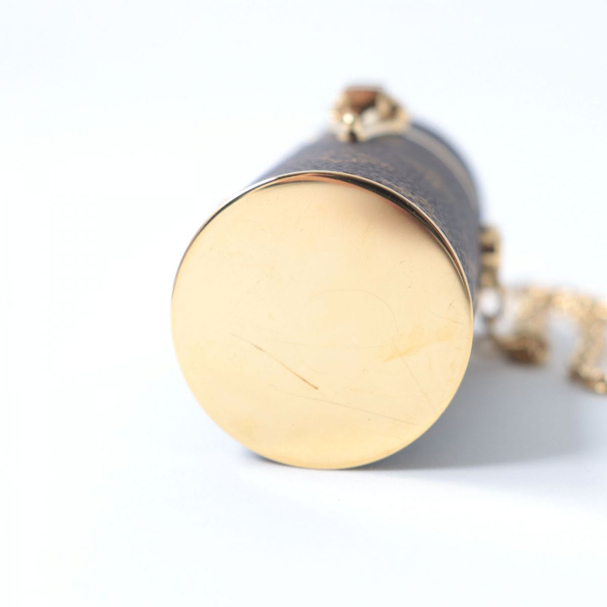 Louis Vuitton Monogram Lipstick Case Necklace