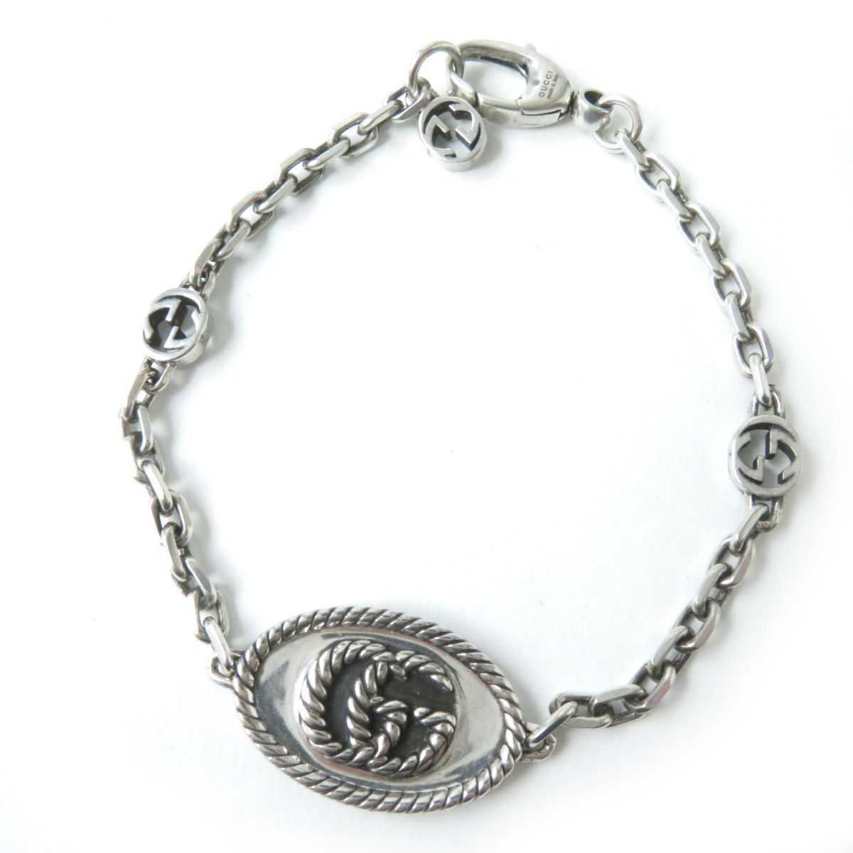 Luxury Gucci Trending 2025 Double G Ag925 Bracelet Silver