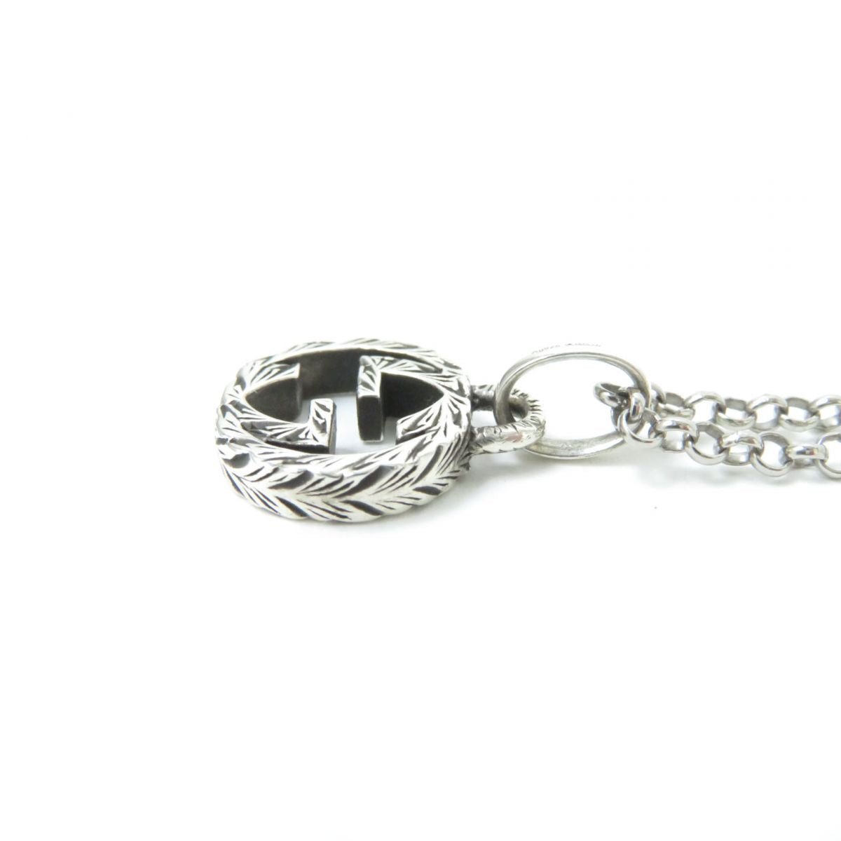 Luxury Gucci Trending 2025 Arabesque Interlocking G Silver Necklace