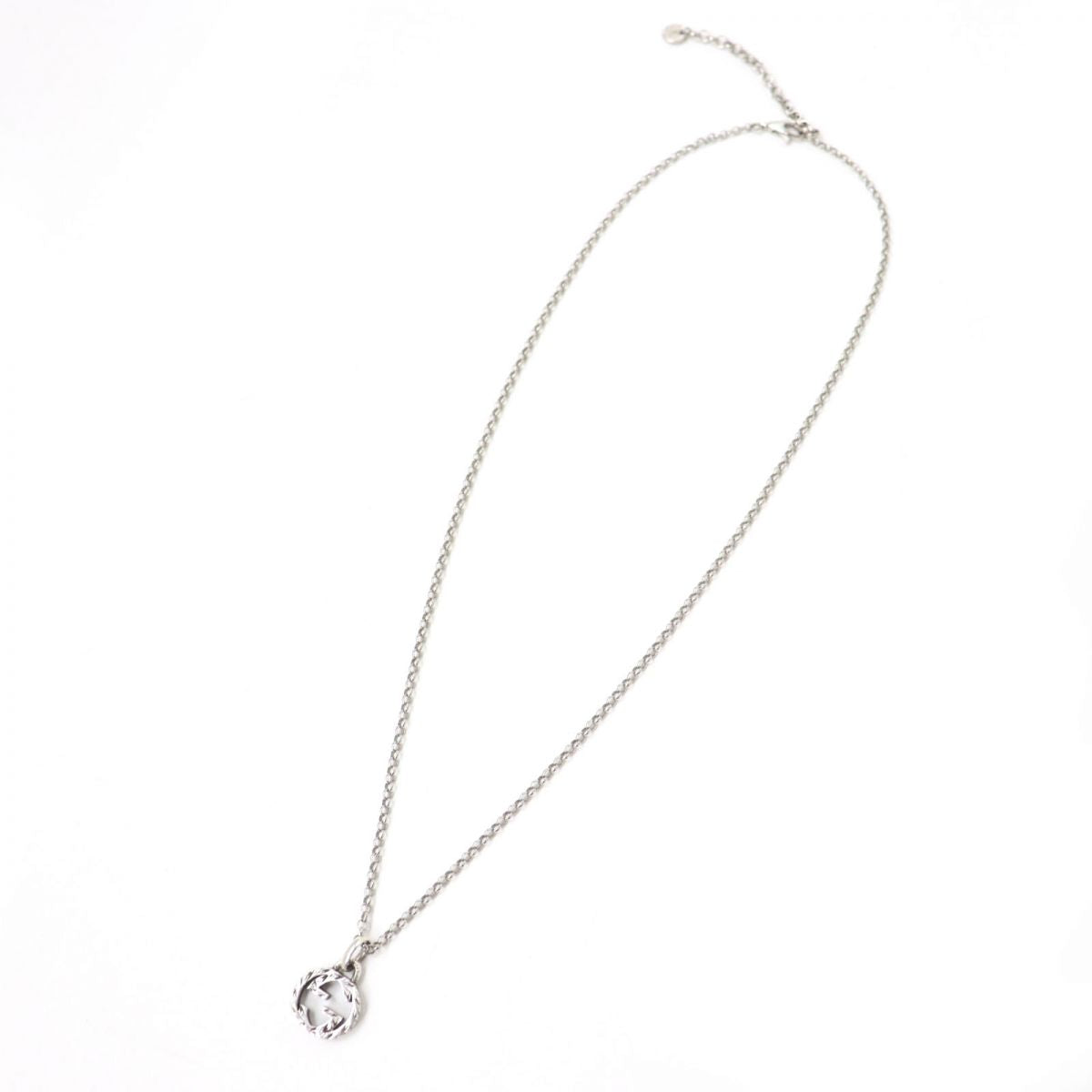 Luxury Gucci Trending 2025 Arabesque Interlocking G Silver Necklace