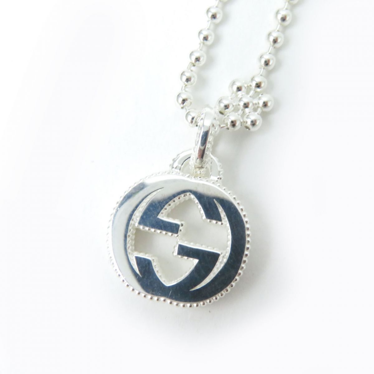 Luxury Gucci Trending 2025 Interlocking G Silver Necklace 479221