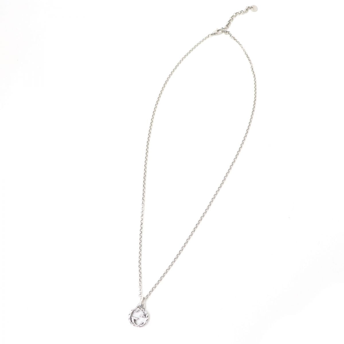 Luxury Gucci Trending 2025 Interlocking G Arabesque Necklace Silver
