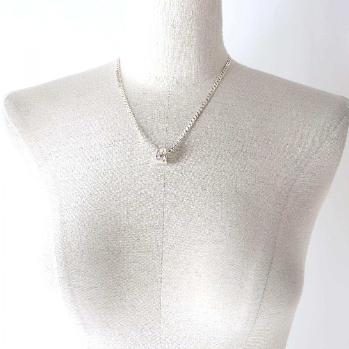 Luxury Gucci Trending 2025 G-Ring SV925 Chain Necklace Silver