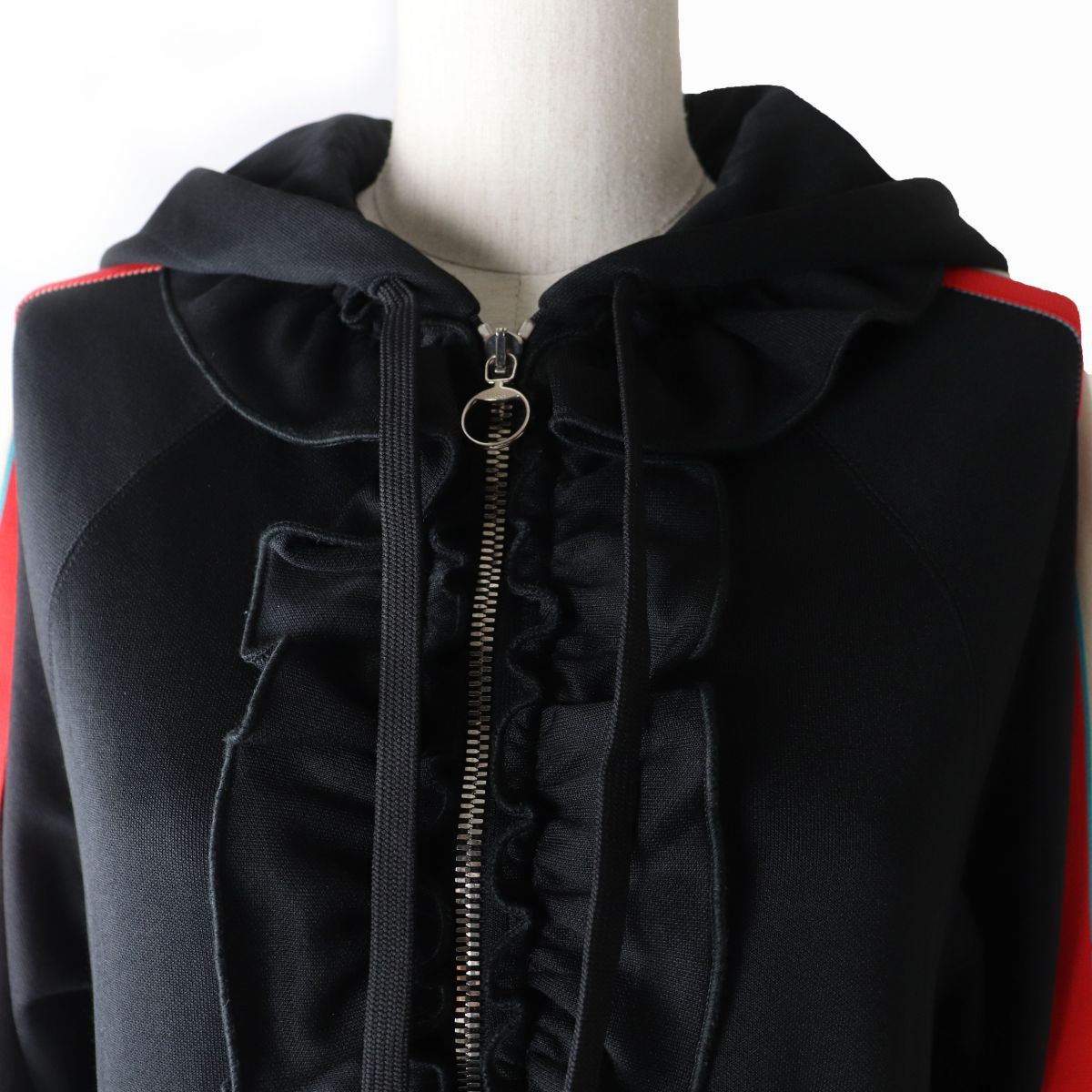 Luxury Gucci Trending 2025 Hooded Jersey Dress Black XS