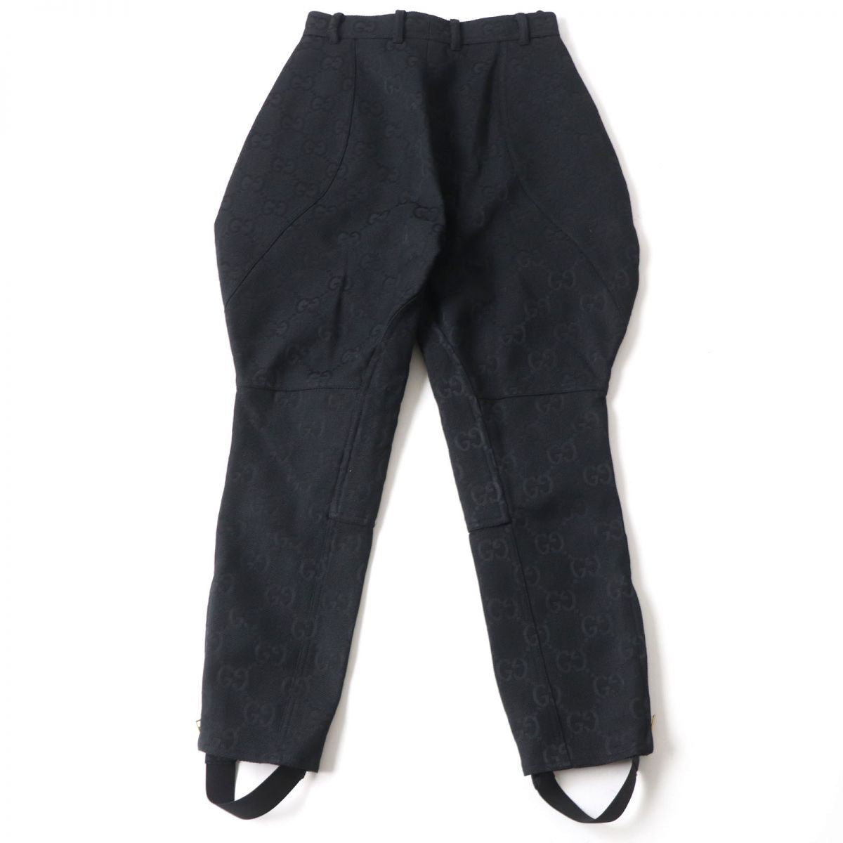 Luxury Gucci Trending 2025 GG Monogram Zip Pants Black Size 40