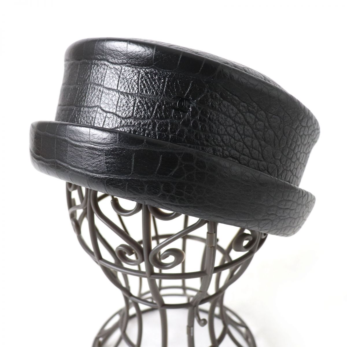 Chanel Deerskin Rabbit Lining Hat Black M