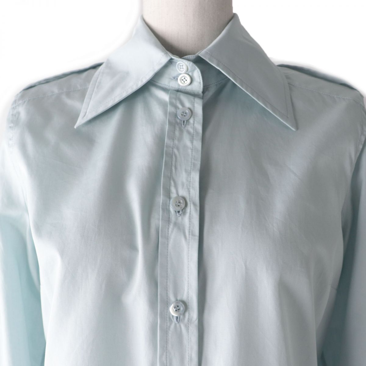 Luxury Gucci Trending 2025 Cotton Poplin Shirt Double G Button
