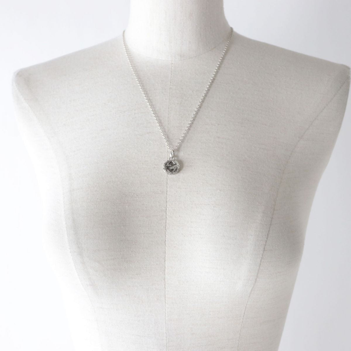 Luxury Gucci Trending 2025 Interlocking G Arabesque Silver Necklace