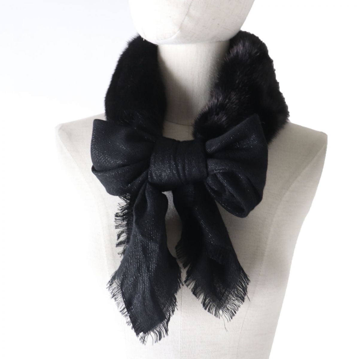 Luxury Gucci Trending 2025 GGPattern Mink Silk Blend Stole Scarf