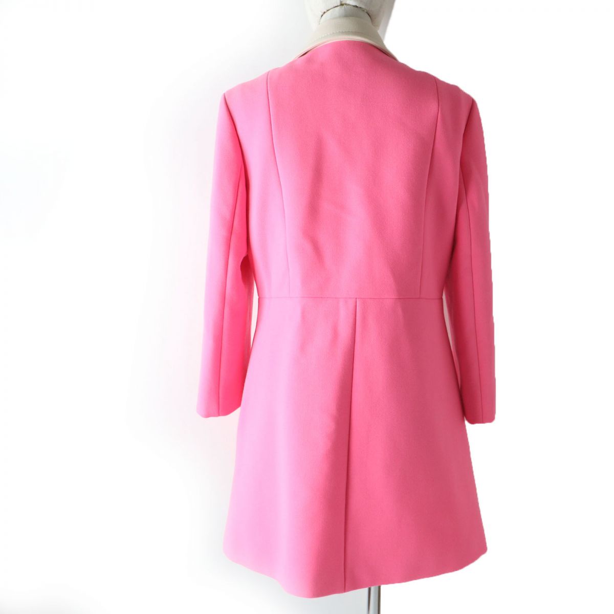Luxury Gucci Trending 2025 Wool Jacket 438819 Neon Pink Ivory