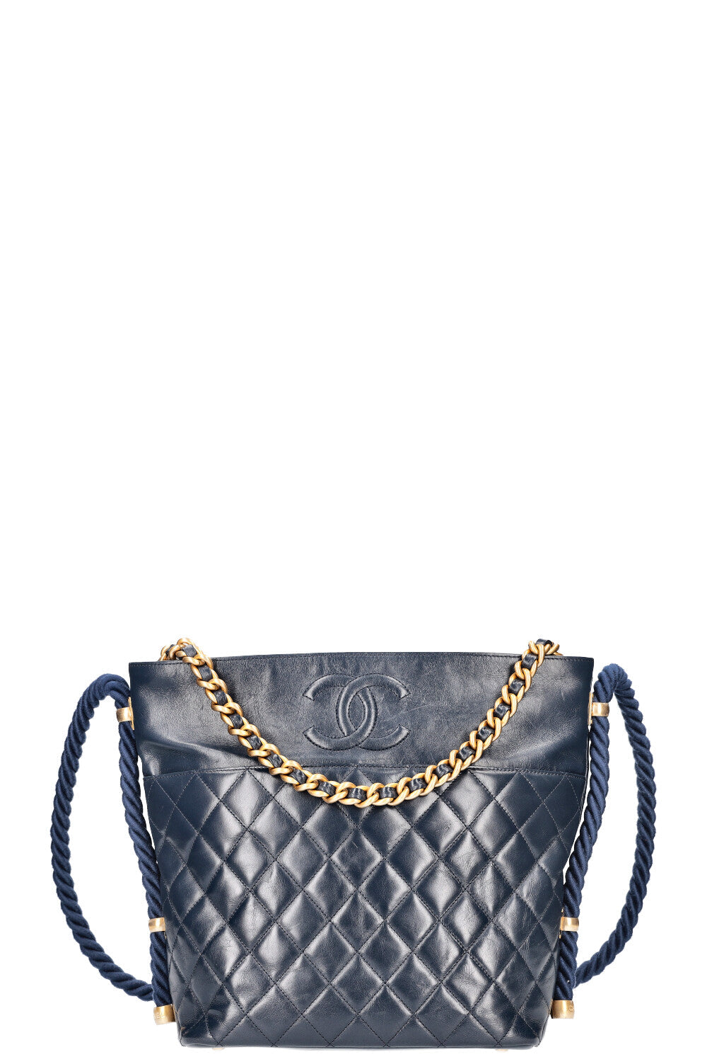 CHANEL En Vogue Hobo Bag Navy