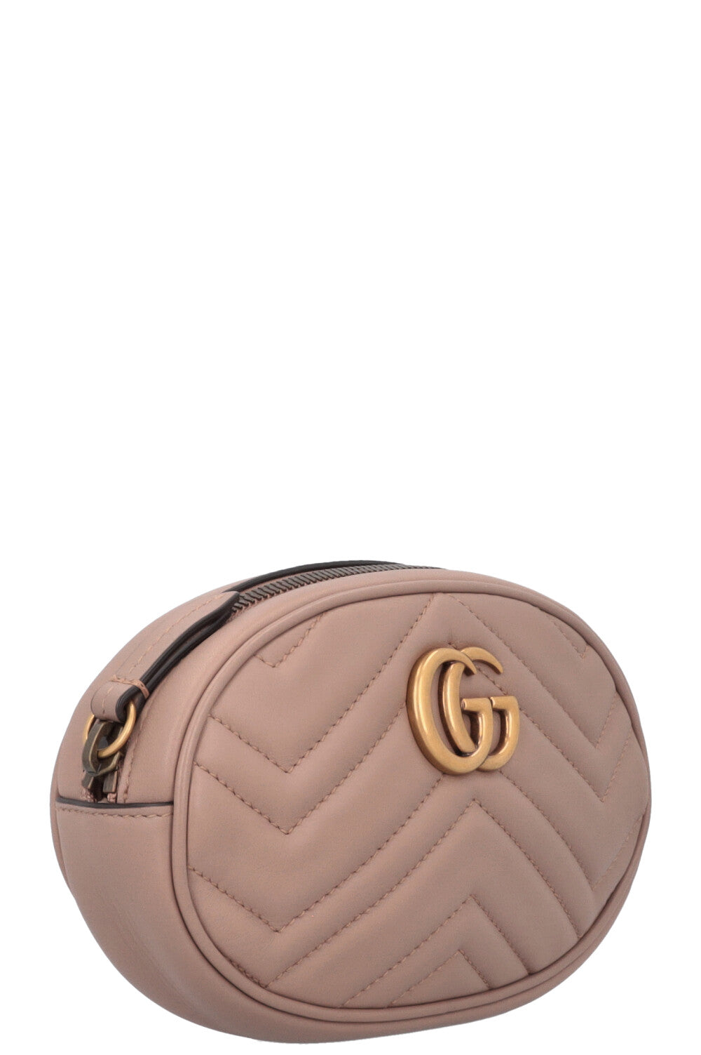 Luxury Gucci Trending 2025 Marmont Belt Bag Leather Dusty Rose