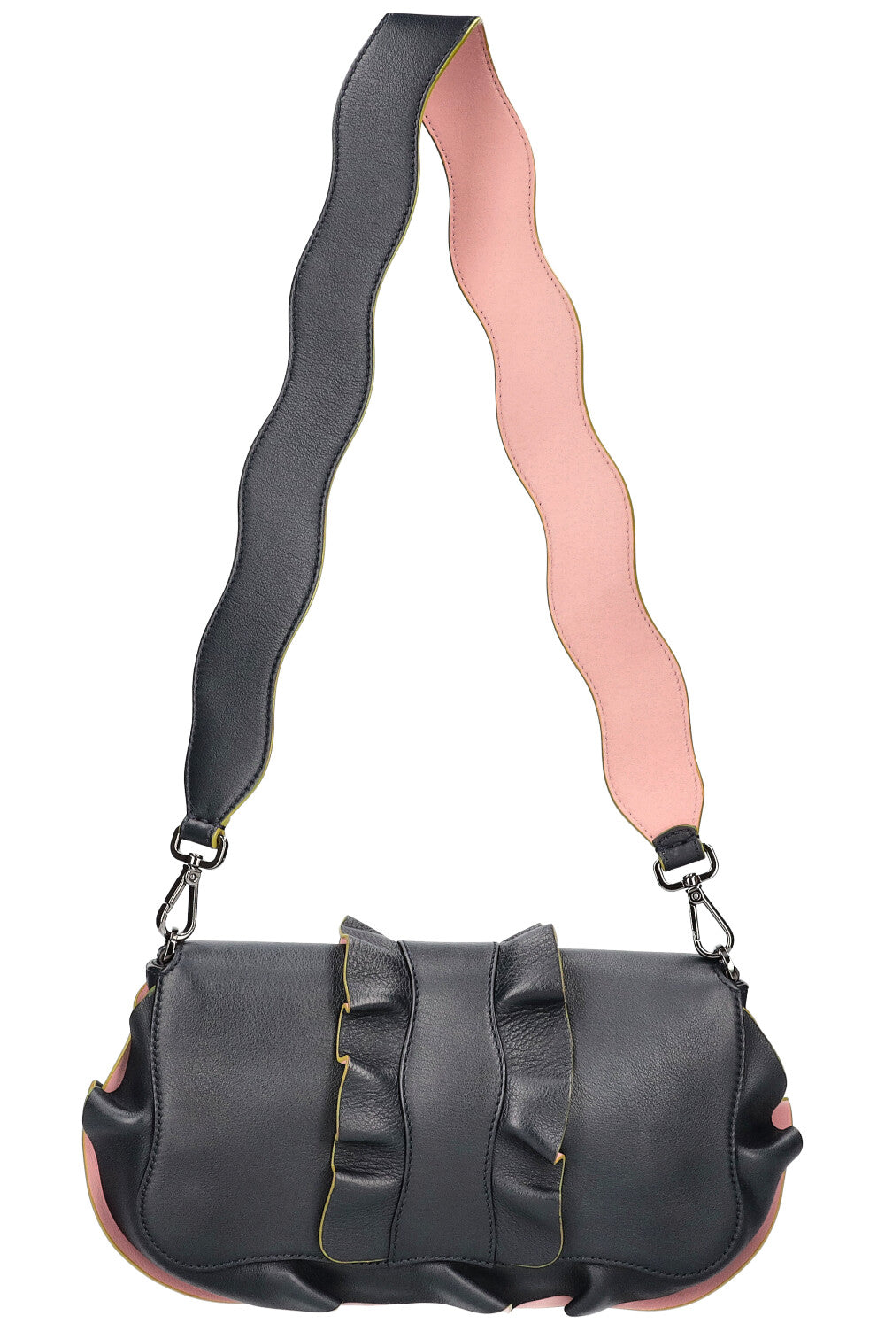 Luxury Fendi Wave Baguette Midnight Blue