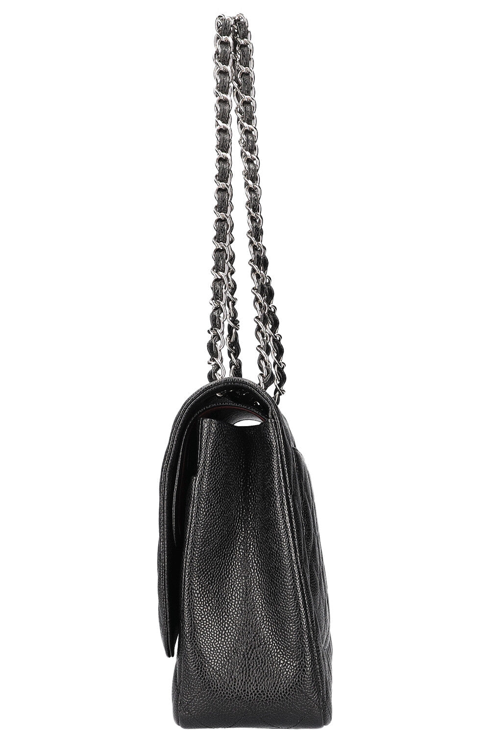 CHANEL Double Flap Bag Maxi Black