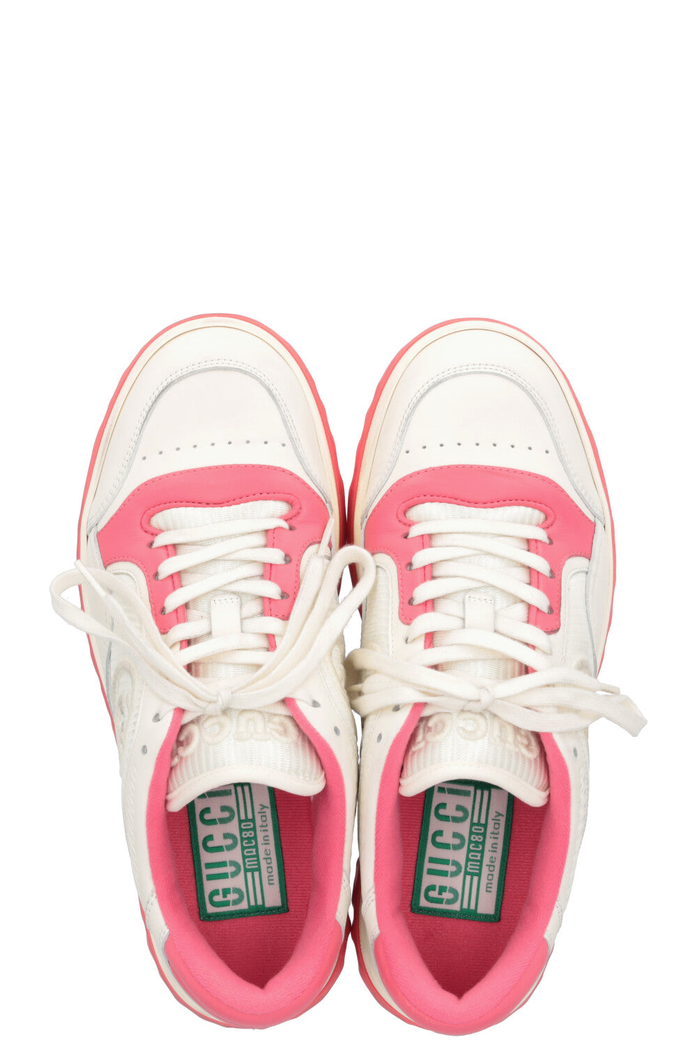Luxury Gucci Trending 2025 Mac80 Sneakers White Pink