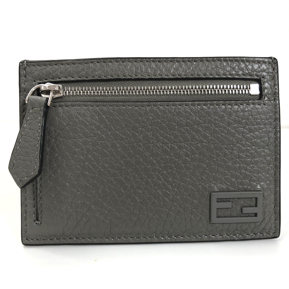 Luxury FendiLeather FF Baguette Card Holder - '10s